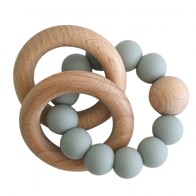 Alimrose Teether Rings Set Sage