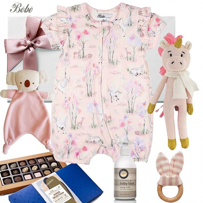 Bébé Hamper for a Newborn Girl
