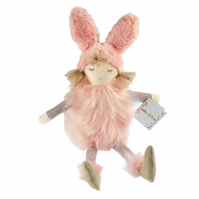 Little Girl Plush Toy with Beanie