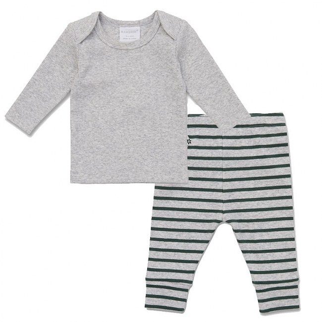 Marquise Boys Striped Top & Pants Set