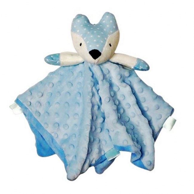 Newborn Fox Comforter with Rattle