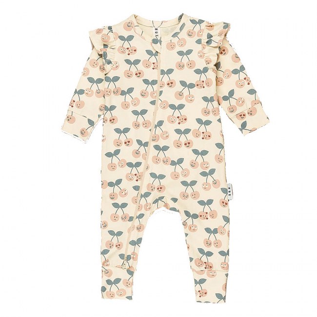 Huxbaby Cherry Frill Romper