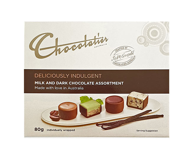 Deliciously Indulgent Milk and Dark Chocolates 80g
