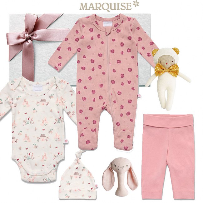 Marquise Deluxe Floral Baby Hamper