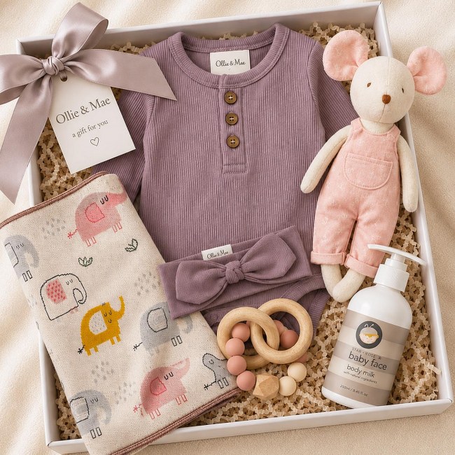 Aster & Oak Elderberry Baby Hamper