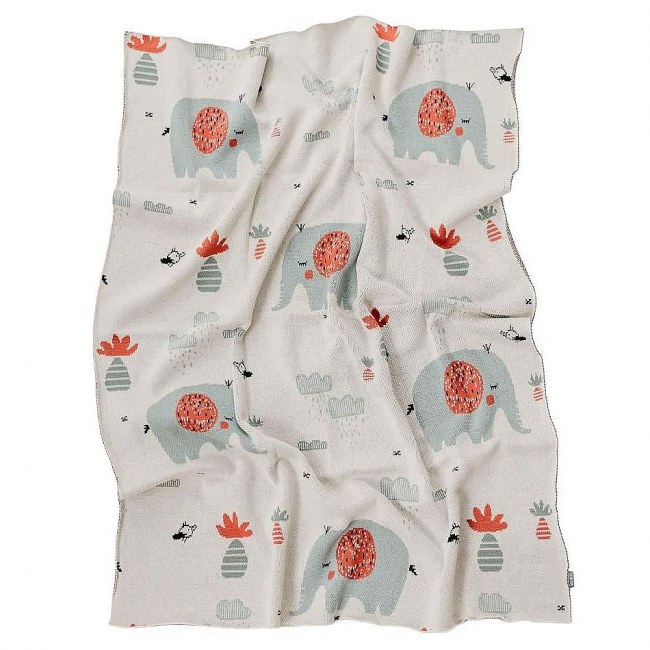 Di Lusso Eli Elephant Baby Blanket