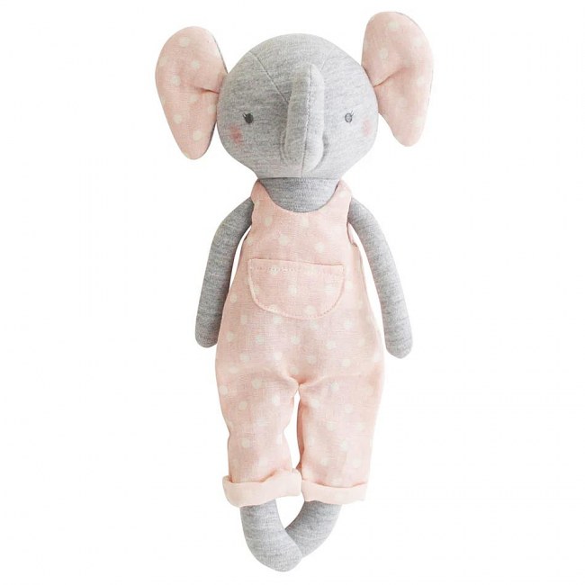 Alimrose Edith Elephant 28cm Pink