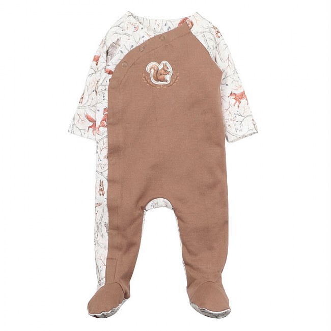 Bébé Eli Print Wrap Onesie