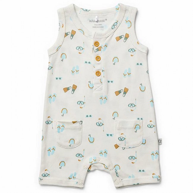 Marquise Snorkel Sleeveless Romper