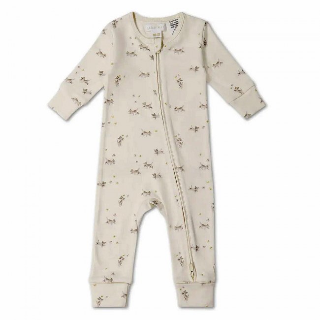 Organic Cotton Frankie Onepiece - Playful Kittens