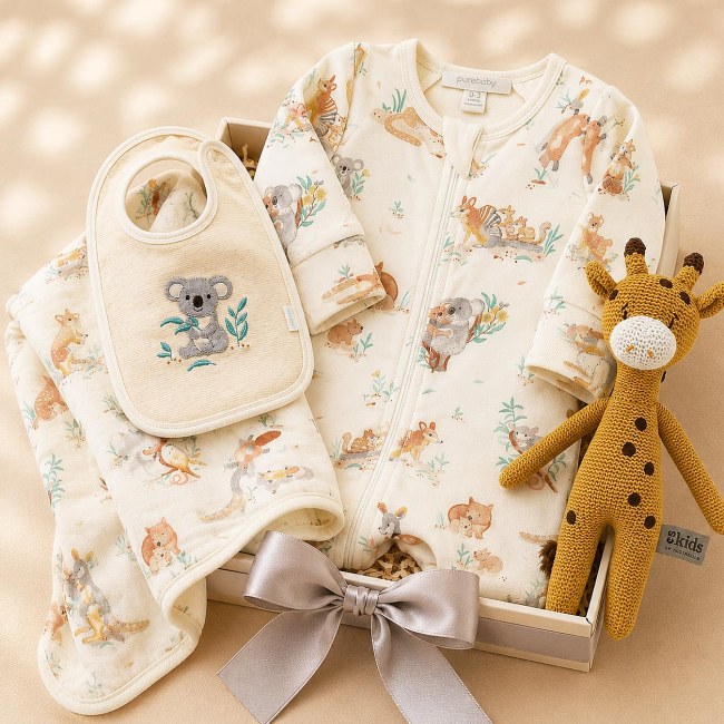 Purebaby Deluxe Bush Babies Giftbox