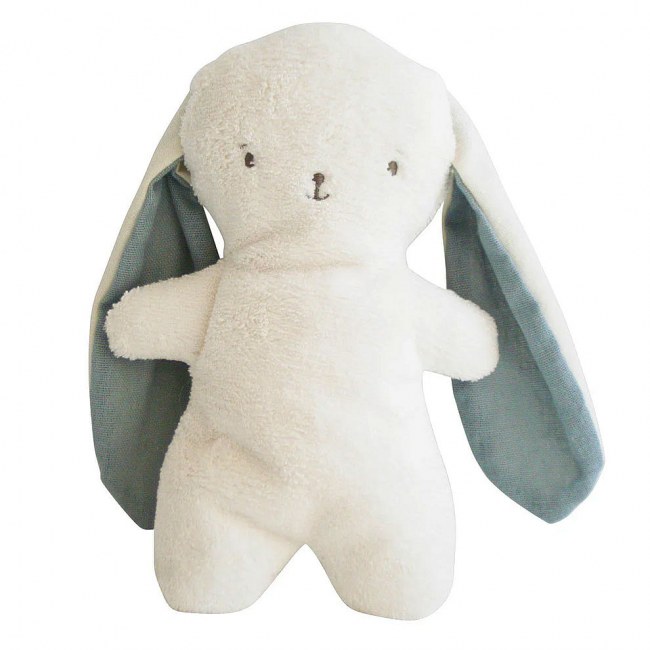 Alimrose Bobby Snuggle Bunny 20cm Grey Linen