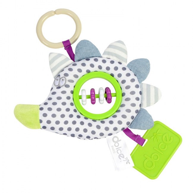 Hedgehog Teething Rattle