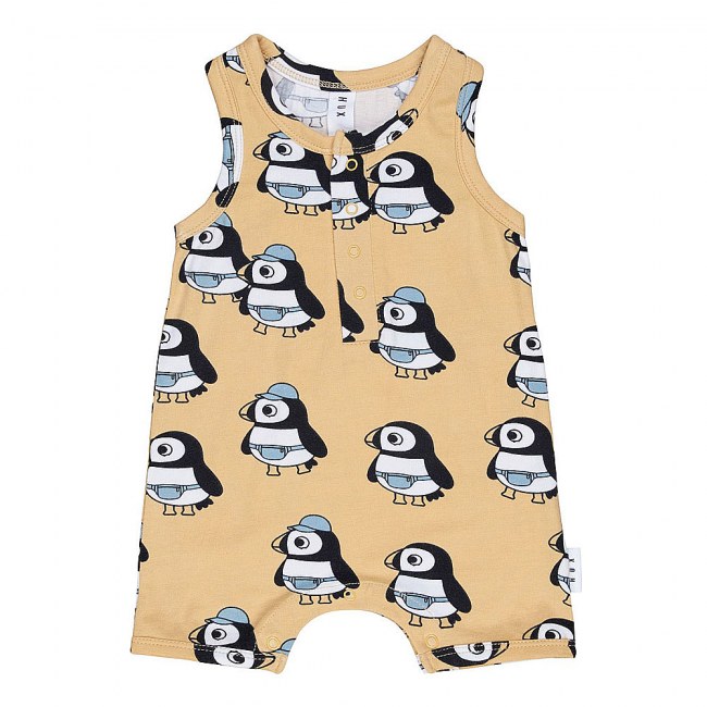 Huxbaby Puffin Sleeveless Romper