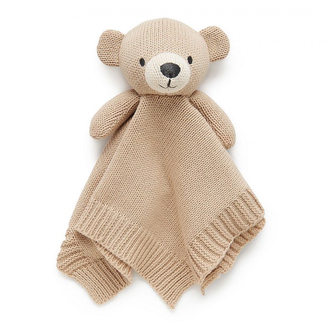 Purebaby Knitted Bear Comforter