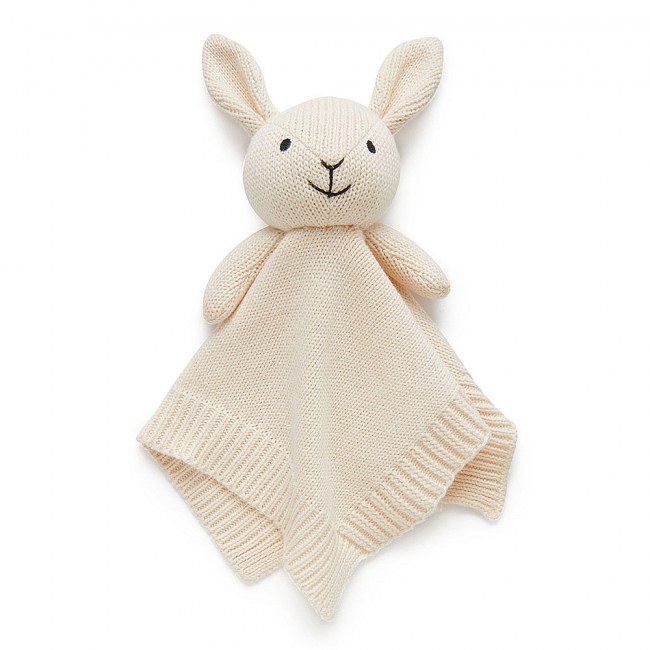 Purebaby Knitted Bunny Comforter