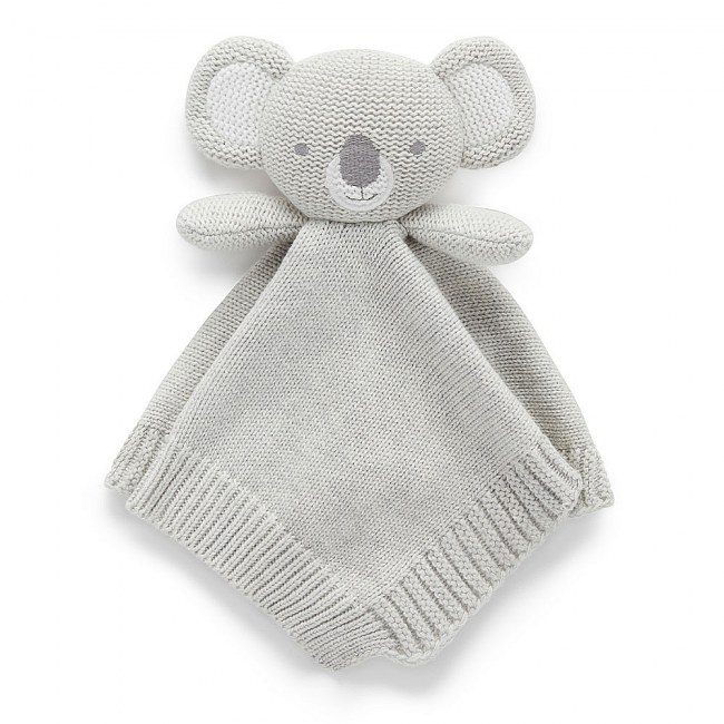 Purebaby Knitted Koala Comforter