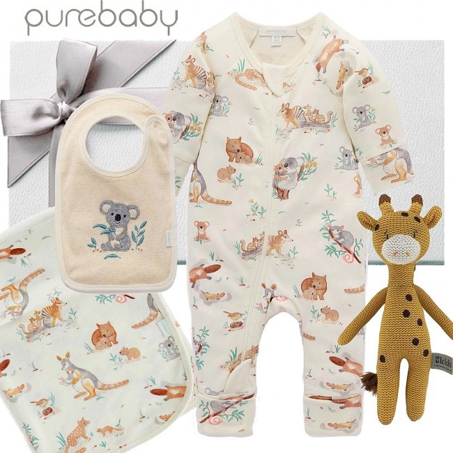 Purebaby Deluxe Bush Babies Giftbox