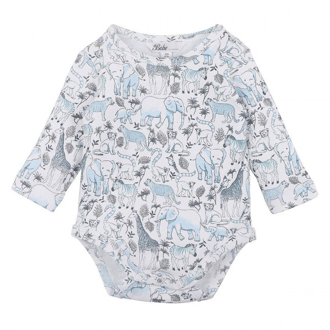 Bebe Levi Print Bodysuit