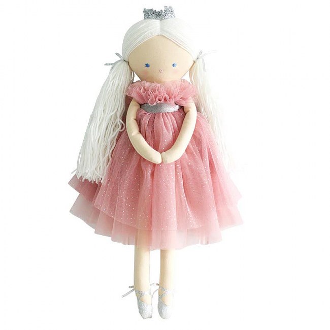 Alimrose Ruby Pom Pom Doll 48cm Lavender