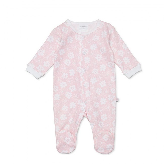 Marquise Floral Girls Growsuit Pink