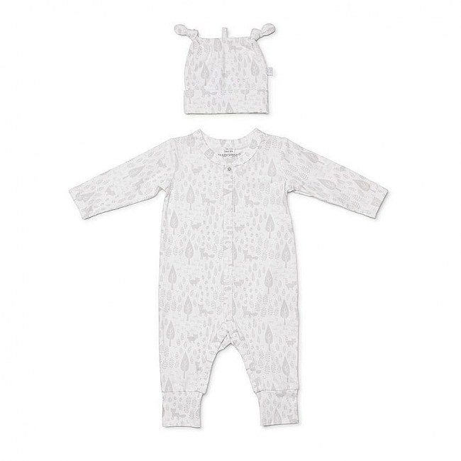 Marquise Studsuit And Beanie Grey Print
