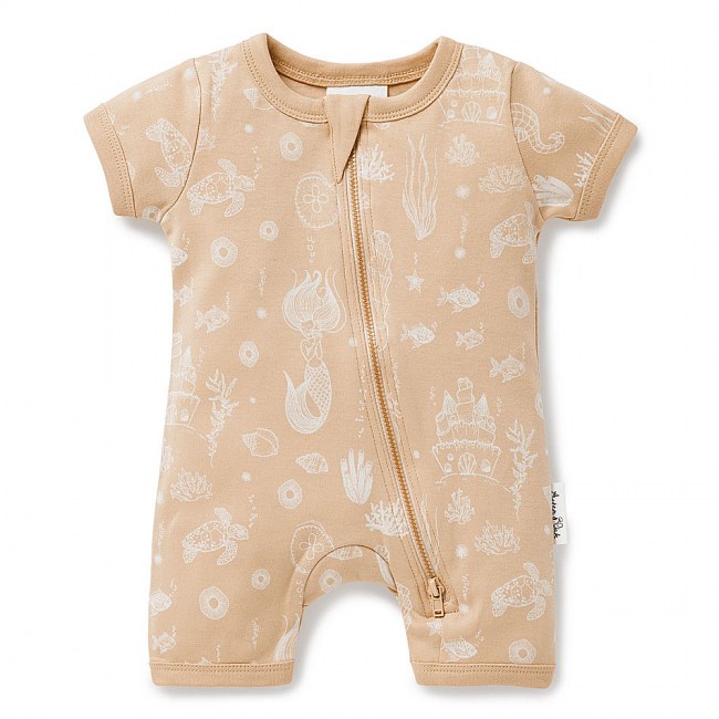 Aster & Oak Mermaid Zip Romper