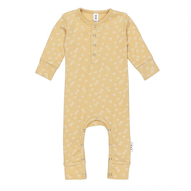 Huxbaby Mushroom Rib Romper