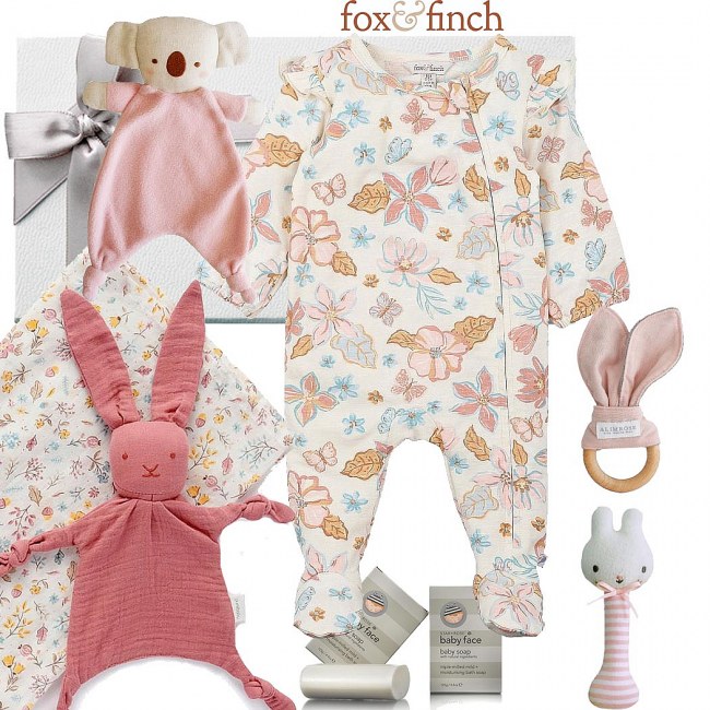 Fox & Finch Floral Baby Hamper