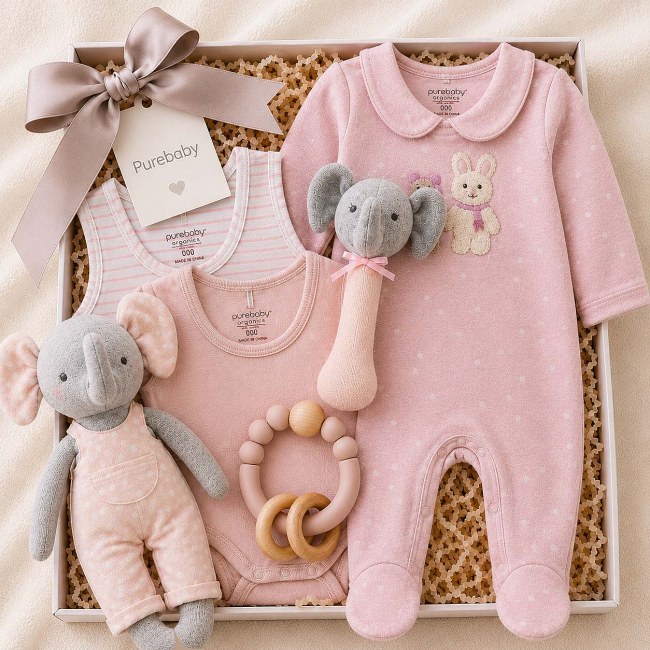 Purebaby Spring Newborn Girl Gift