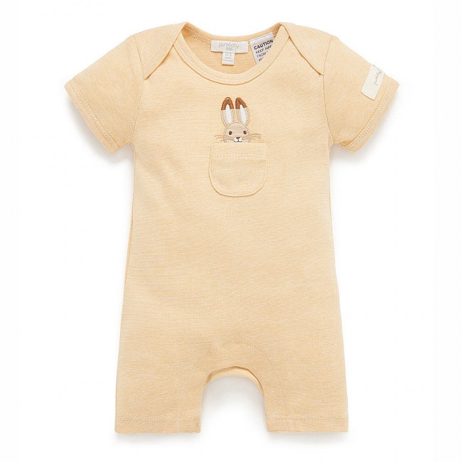 Purebaby Peekaboo Bunny Growsuit