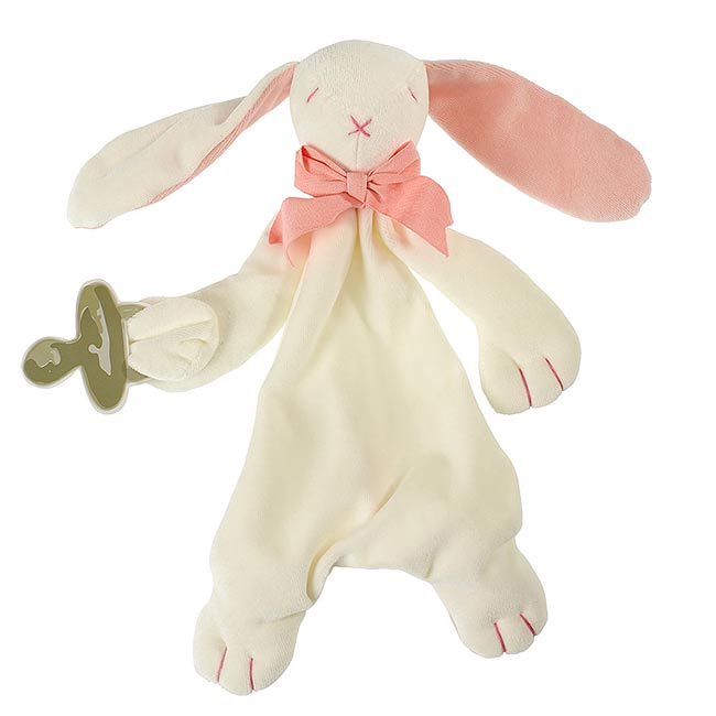 Bunny Comforter in Pink by Maud N Lil