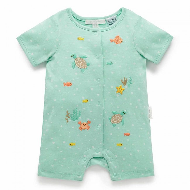 Purebaby Under the Sea Growsuit