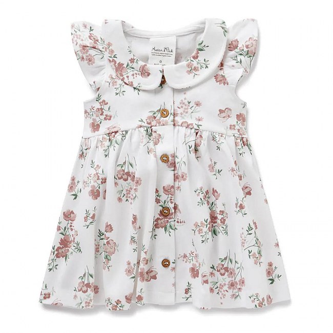 Aster & Oak Primrose Button Dress