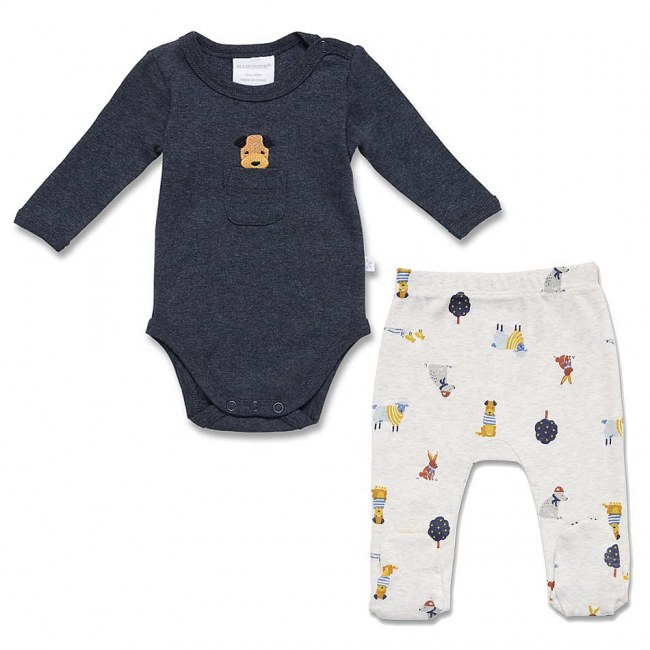 Marquise Boys Puppy Bodysuit and Legging Set
