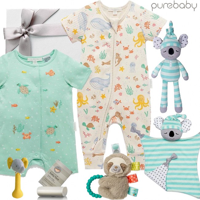 Purebaby Deluxe Ocean Baby Hamper