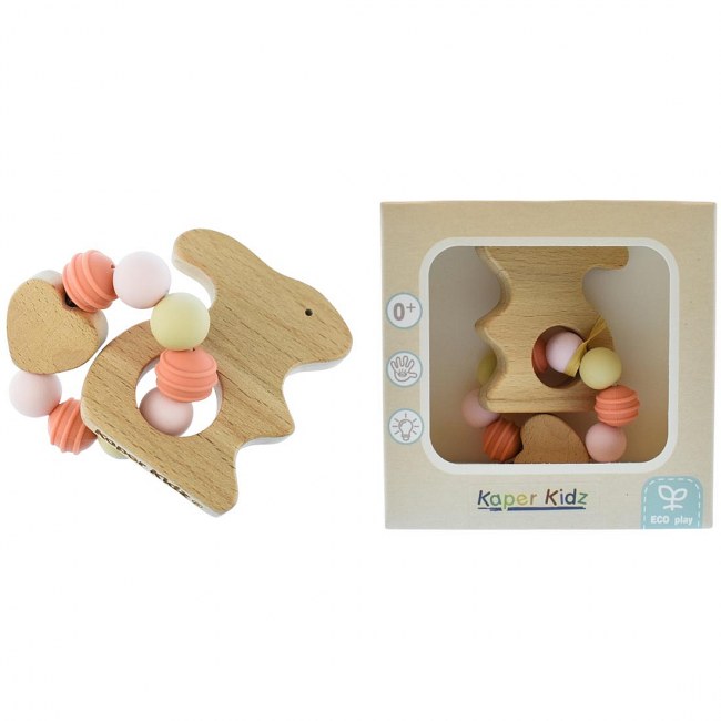 EcoBead Rabbit Teether
