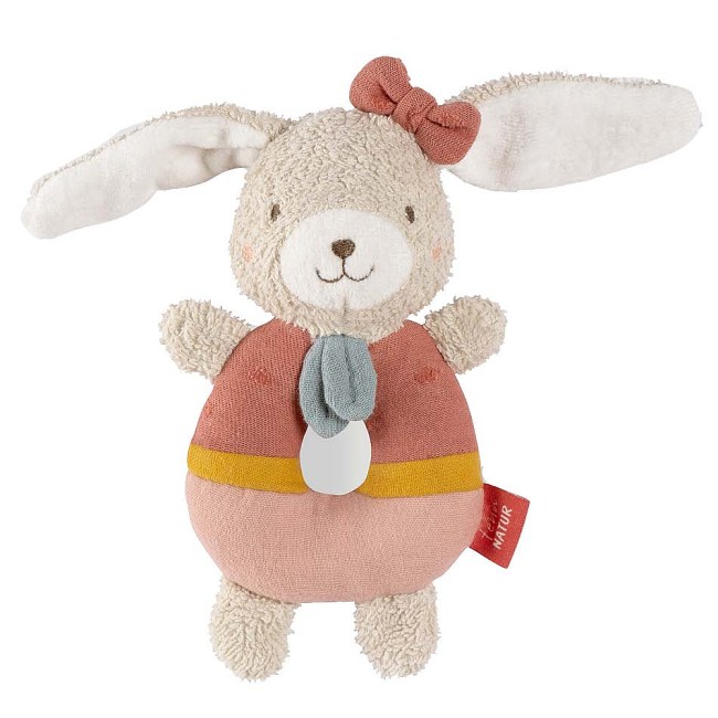 Baby Fehn Rabbit Ring rattle