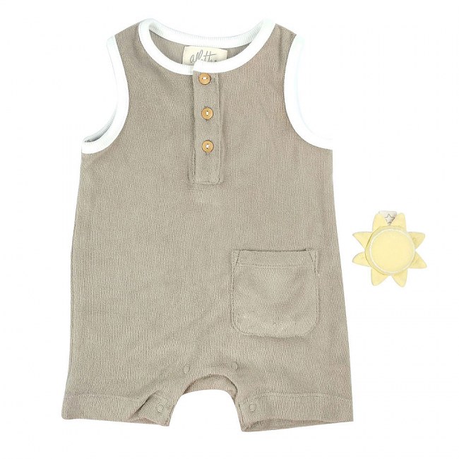 Albetta Bark Romper with Rattle