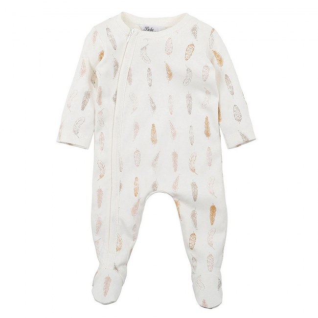 Bébé Taylor Feather Zip Onesie