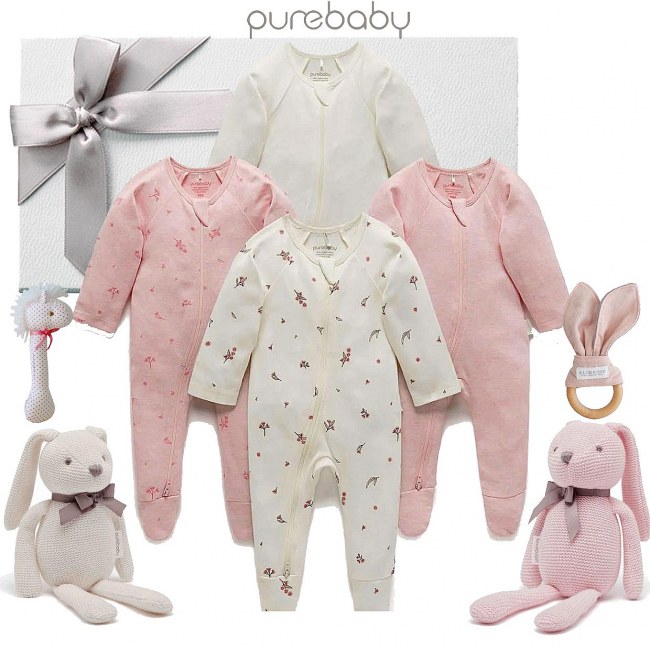 Purebaby Deluxe Girl Gift Hamper