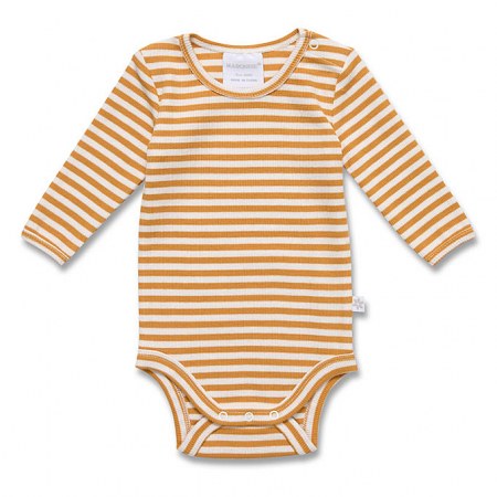 Marquise Mustard Stripe Bodysuit