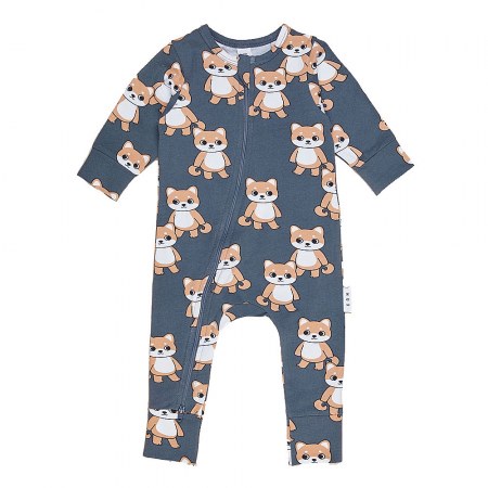 Huxbaby Shiba Zip Romper