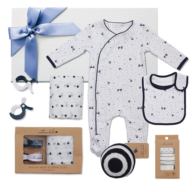 Emotion and Kids Navy Yacht Hamper