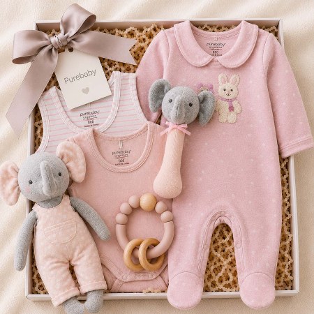 Purebaby Spring Newborn Girl Gift