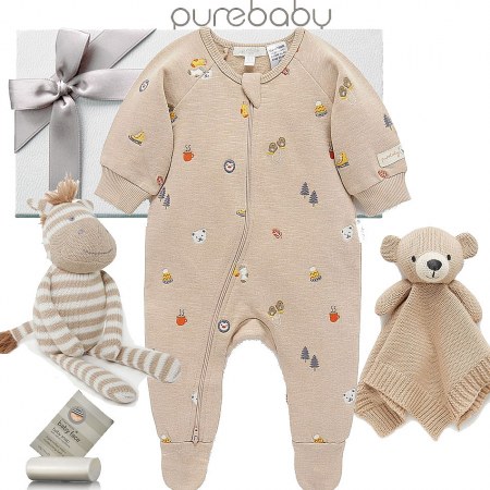 Purebaby Deluxe Baby Boy Gift Box