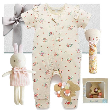 Purebaby Baby Girl Hamper