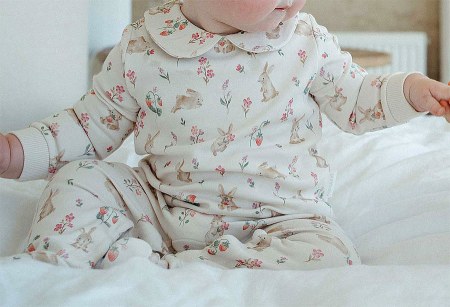 Purebaby Thick Bunny Growsuit