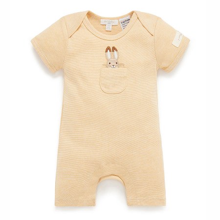 Purebaby Peekaboo Bunny Growsuit