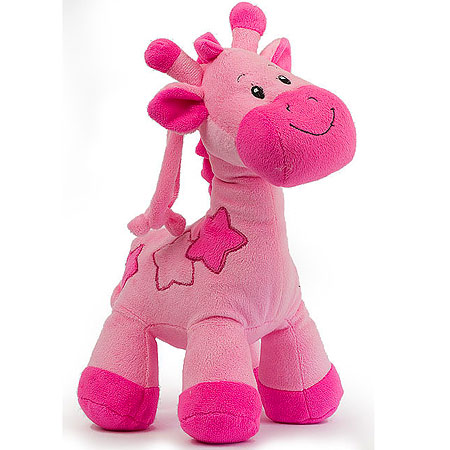 Giraffe with Rattle for a Girl